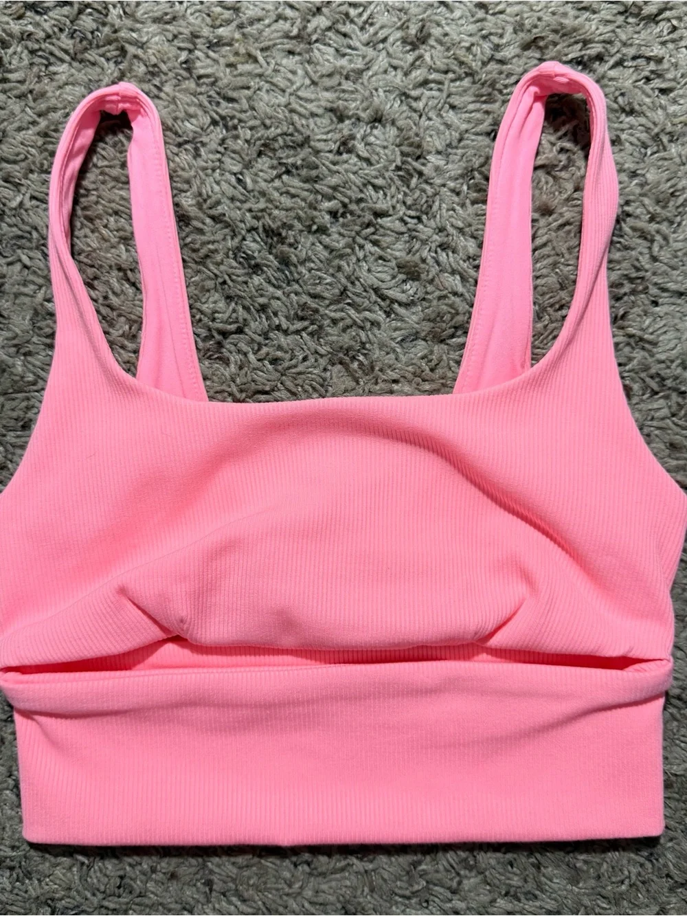 Alo Yoga Slit Bra Paradise Pink Size XS